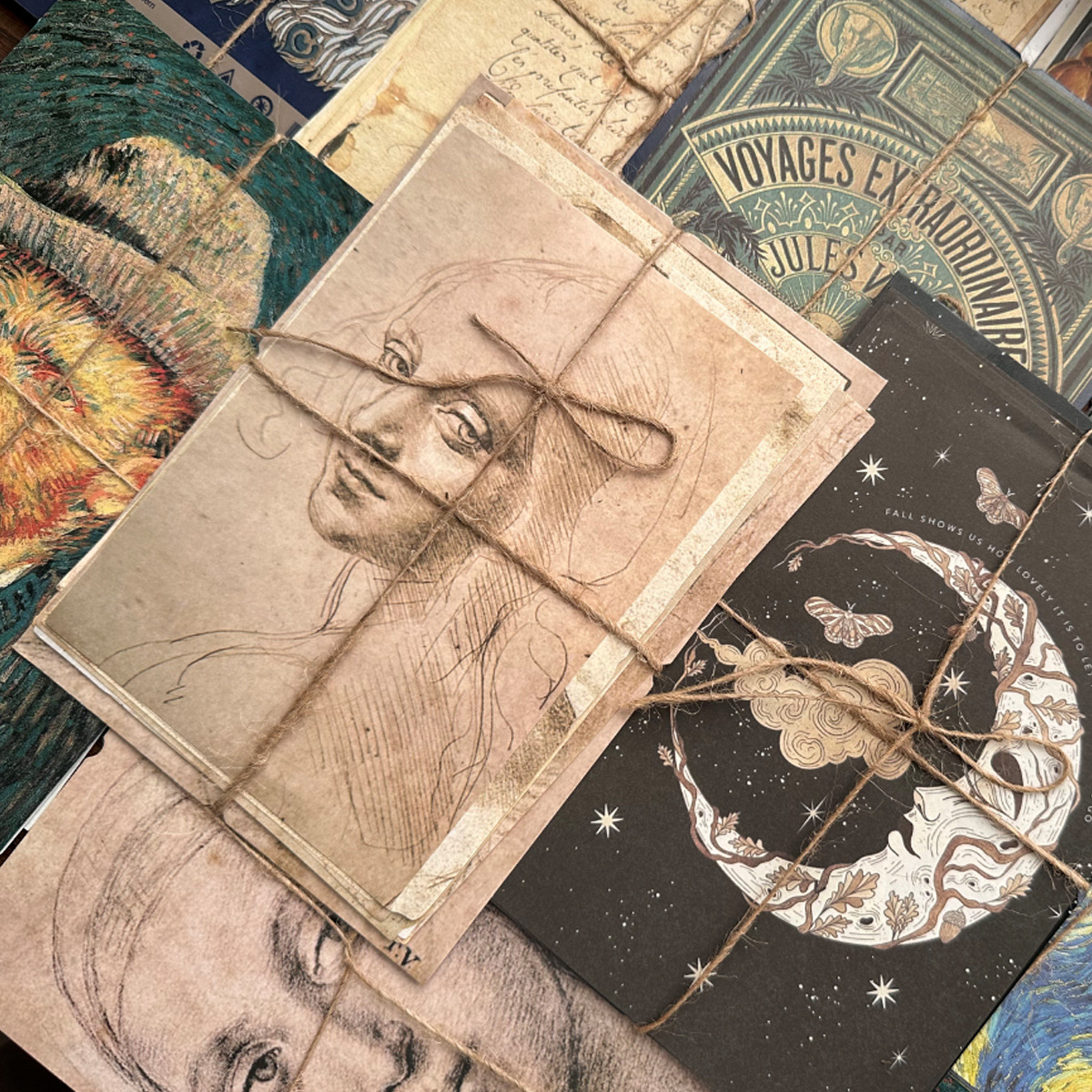 15 Uds. De papel para álbum de recortes, suministros para álbumes de recortes Vintage, Kits artesanales para planificadores de diarios basura, decoración estética para pared de habitación