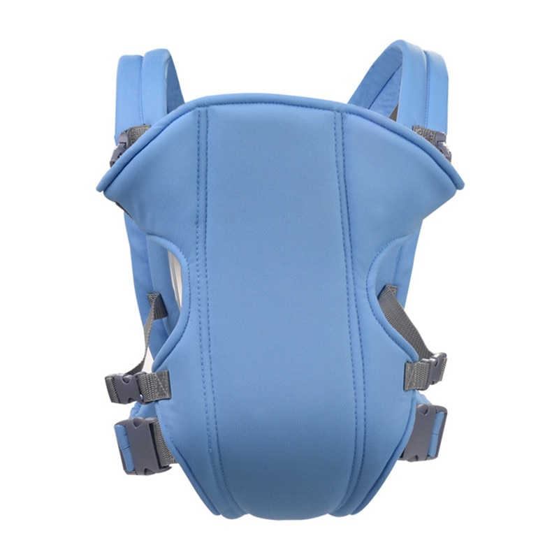 0-24Months Multifunctionele Draagzakken Ademende Voorkant Baby Comfortabele Sling Backpack Pouch Wrap Baby Riem: Sky Blue