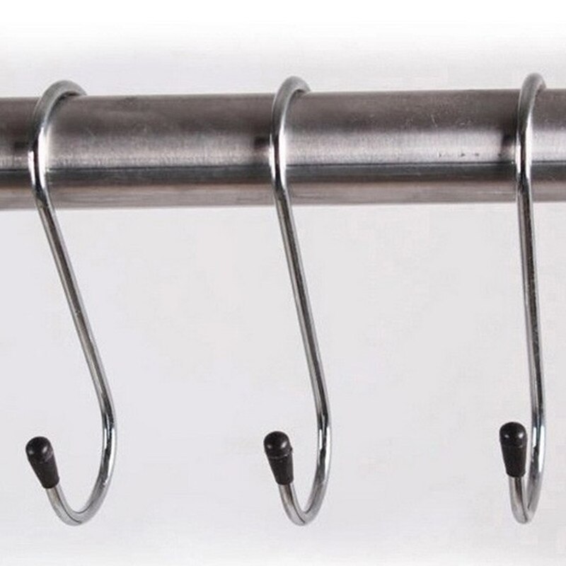 Strong Stainless Steel Storage Hook Free installation Multifunction Hanger S Shape Hooks For Hanging On Rope Crossbar Use Hook