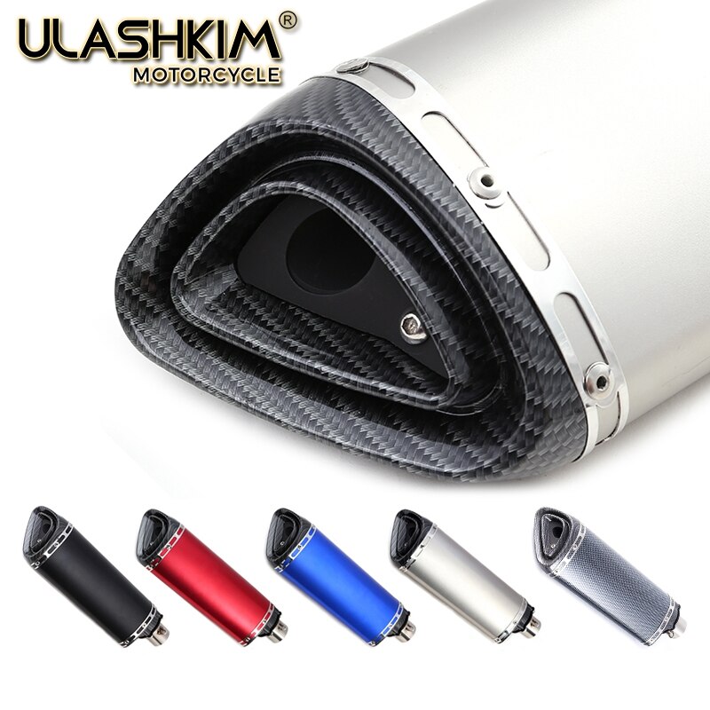 Silencieux D'échappement Universel Amovible Pour Moto - Réduction Du Bruit - Diamètre 35 Mm, Longueur 140 Mm - Filetage 6 Mm - 6