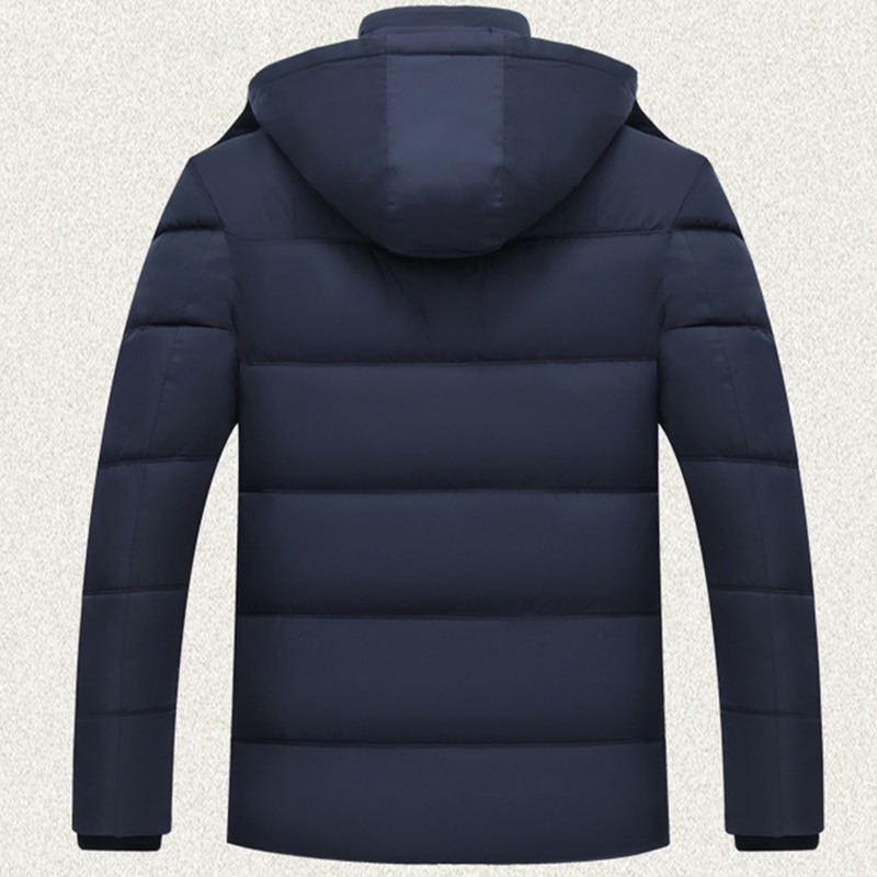 Winterjassen met capuchon, parka's voor heren, dikke gewatteerde herenjassen, overjassen, kleding voor heren, winddichte bovenkleding, jassen, kleding