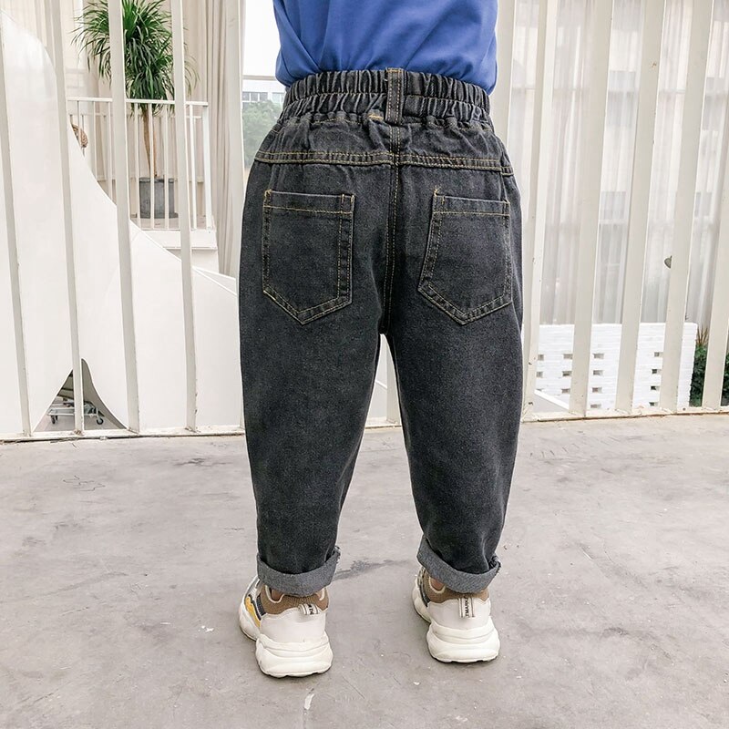 CROAL CHERIE primavera nero Jeans per bambini bambini ragazzi Jeans pantaloni in Denim per adolescenti ragazze Jeans per bambini vestiti per bambini