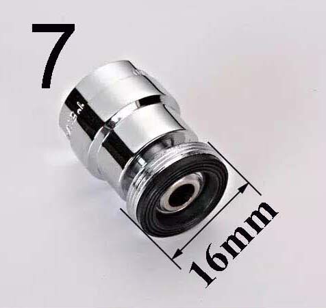 brass faucet adapter 12/14/16/18/20/22/24mm 360 degree swivel aerator female or male thread: 16mm male