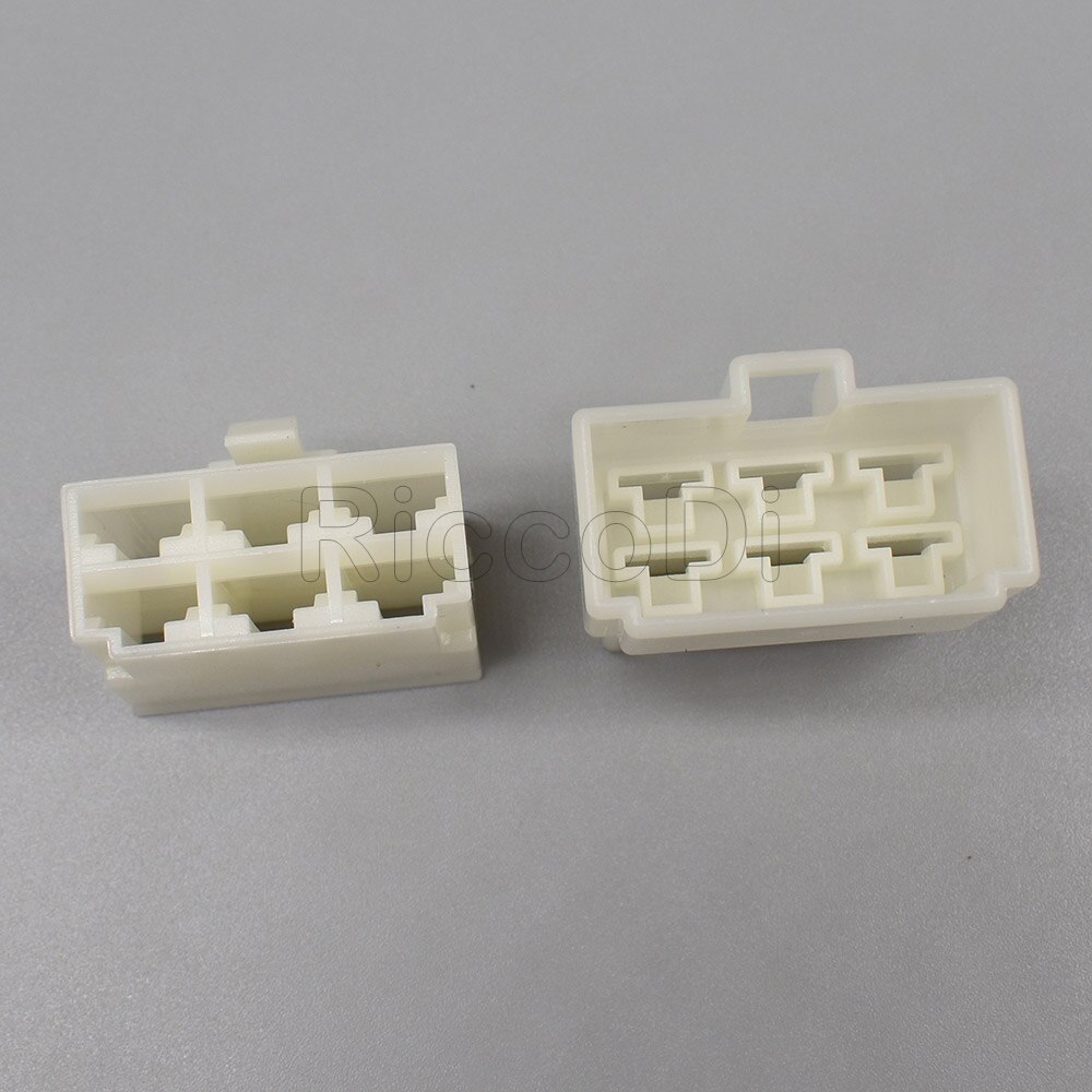 1-20Sets 6.3 Series 6 Pin Plastic Electrical Wire Plug Male female Automobile Connector DJ7061-6.3-11 DJ7061-6.3-21