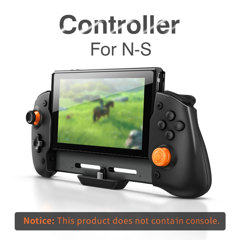 Til nintendo switch håndholdt controller greb gamepad dobbelt motor vibration bygget -in 6- akse gyro svedfast