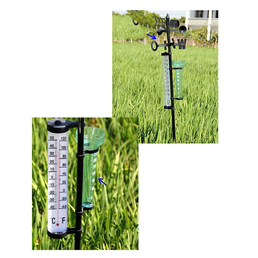 Estación Meteorológica de para exteriores, medidor de dirección del viento práctico y preciso, fácil de montar, 1 unidad
