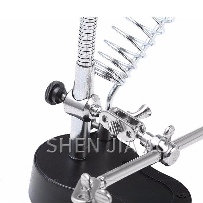 Desktop LED Lamp Maintenance Magnifying Glass Soldering Station Workshop Table Lamp Magnifying Glass Repair Industry Equipment