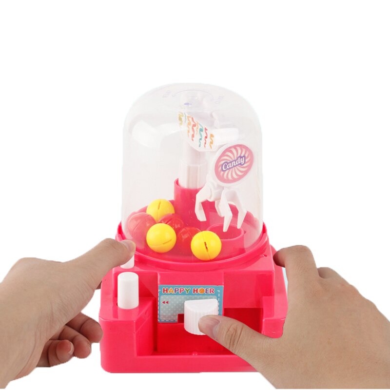 Mini Süssigkeit Greifer Ball Graber freundlicher Puppe Bälle Fang Kran Klaue Maschine Spielzeug Für freundlicher Brettspiel Spielzeug Handheld Fangen puppe