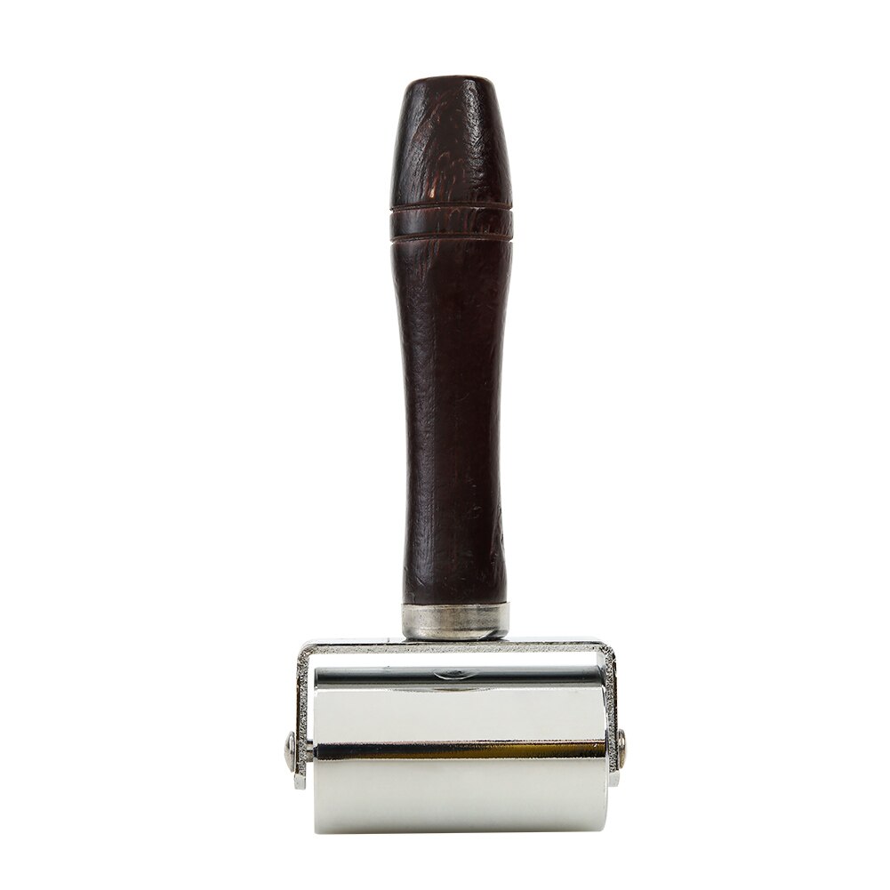 26/60/100mm diy læderlim kanter laminering hjul læder håndværk rulle håndværk håndlavet krølleværktøj gyldent håndværk glattere: 60mm fliser