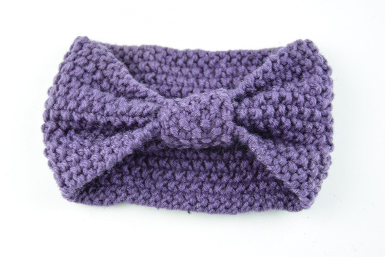 automne hiver plus oreille tricoté bandeau pour femmes filles solide laine chapeaux Turban bandeau tête enveloppement pour dame: 17
