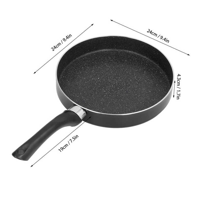 Kitchen Pancake Pan Wear Resistant Egg Pan Durable Anti Scratch for Gas Stove