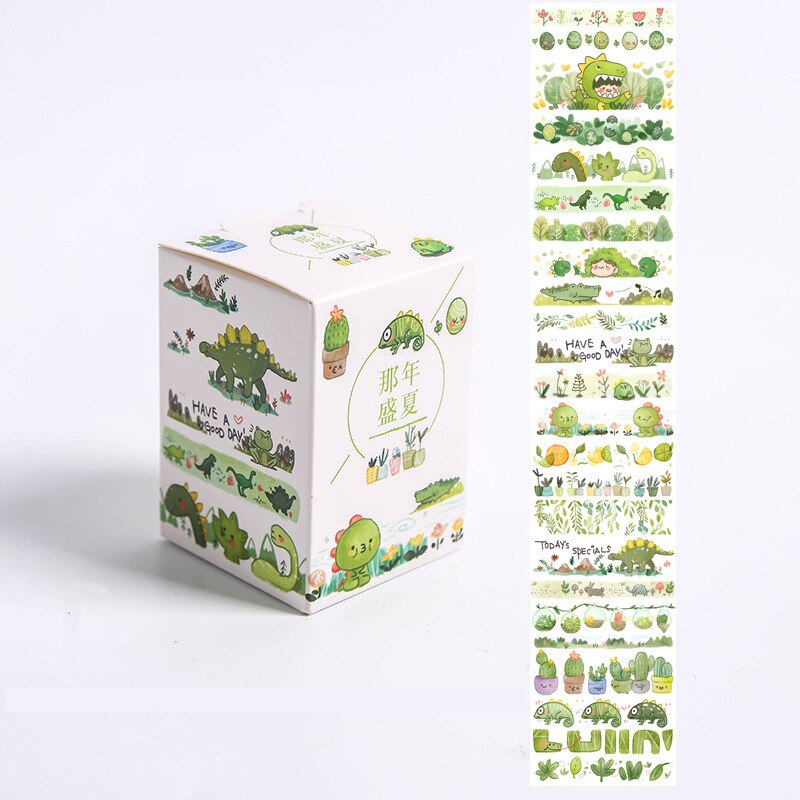 3 mètres 6.5cm de large Kawaii dessin animé animaux Washi papier ruban décoratif: Midsummer that year