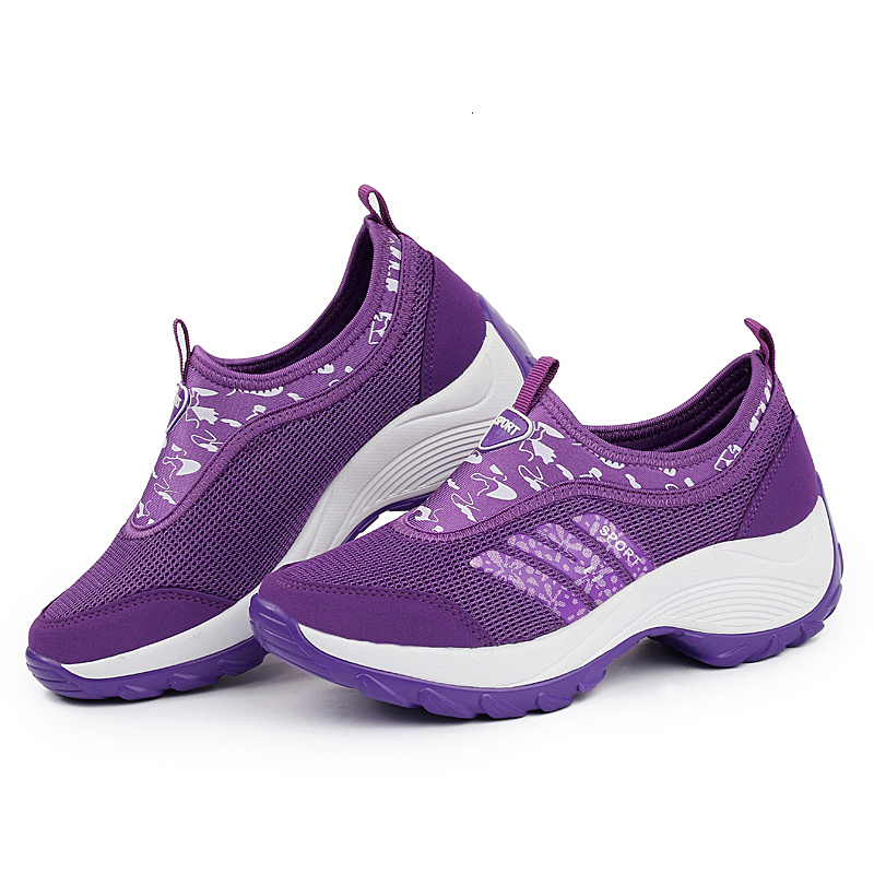 Zapatillas de plataforma WETRICS para Mujer, zapatillas deportivas de aumento Casual, Zapatos planos de malla transpirable, Zapatos vulcanizables, Zapatos Mujer