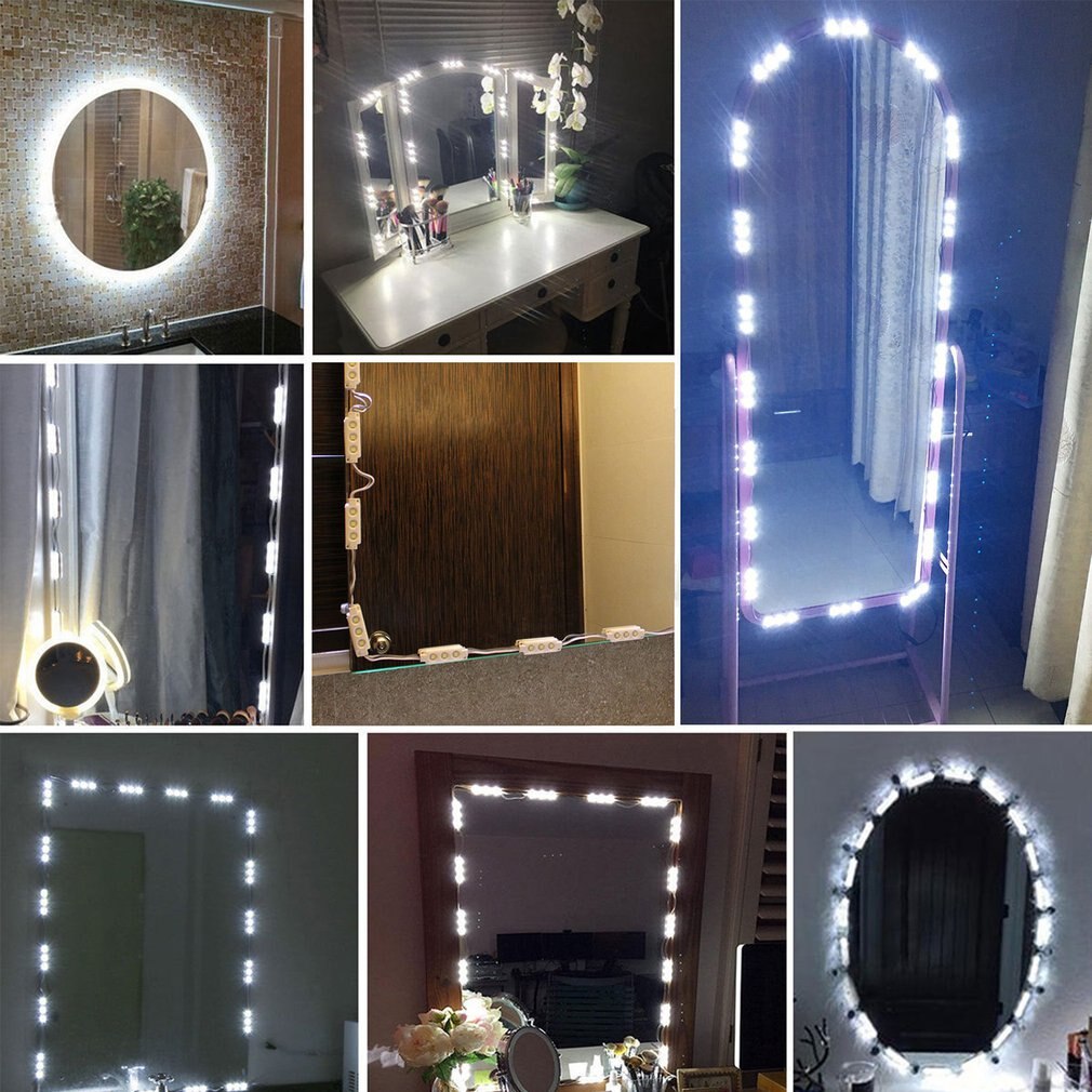Mirror Light Bulb LED Makeup Mirror Dimmable Bulb Dressing Decoration 1.5W Make Up Mirrors Cosmetic Light Kit