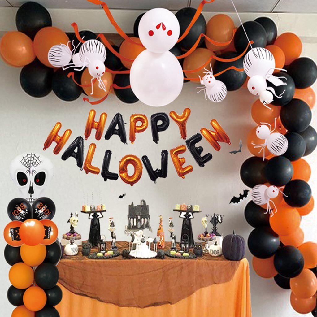 Halloween Decorations Inflatable Toys Balloons Spider Balloon Decoration Home Party Decorating Create Party Atmosphere#G30