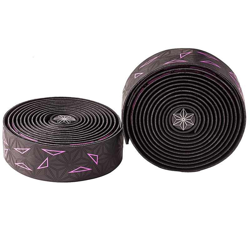 Racefiets Stuurlint Zachte Ademende Mtb Racefiets Stuur Riem Anti-Slip Pu + Eva Stuur Strap fiets Accessoires: Melange Rose Red