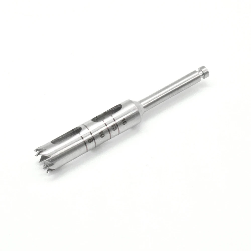 Foret à trépan osseux pour Implant dentaire, fraise en acier inoxydable, outils de plantation de dentisterie, accessoires d'instruments pour dentistes, 1 pièces: Black