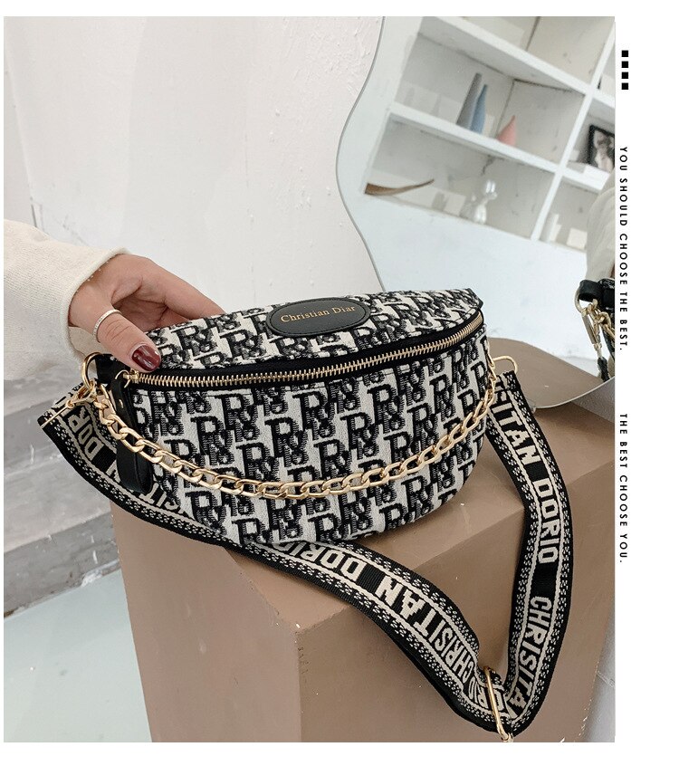 Frauen Tasche Sommer Neue frauen Schulter Crossbody Nische Alle-Passenden Breiten Schulter Gurt Brust Tasche taille Tasche Taschen