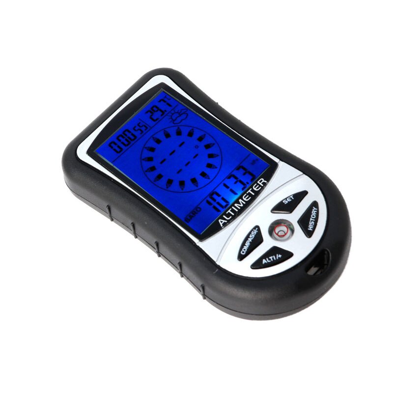 8 in 1 Multifunktions Digital LCD Kompass Höhenmesser Barometer Thermo Temperatur Kalender Uhr S27