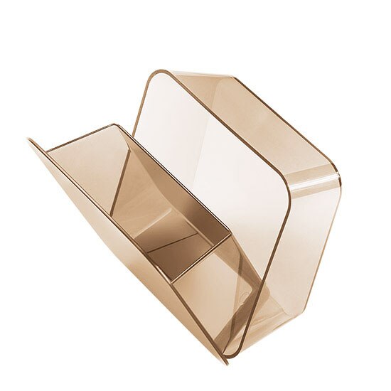 Wall Mounted Garbage Cans Bucket For Bathroom Toilet Glass Door Mounted on The Garbage Sticker Hanging Trash Can Small With Lid: Tea