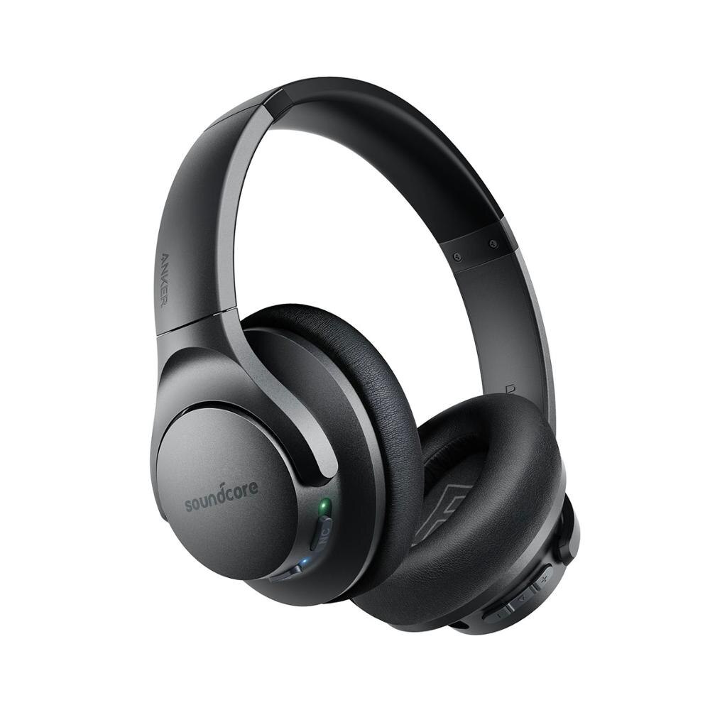 Anker Soundcore Leven Q20 Hybrid Active Noise Cancelling Hoofdtelefoon, Draadloze Over Ear Bluetooth Hoofdtelefoon: Black