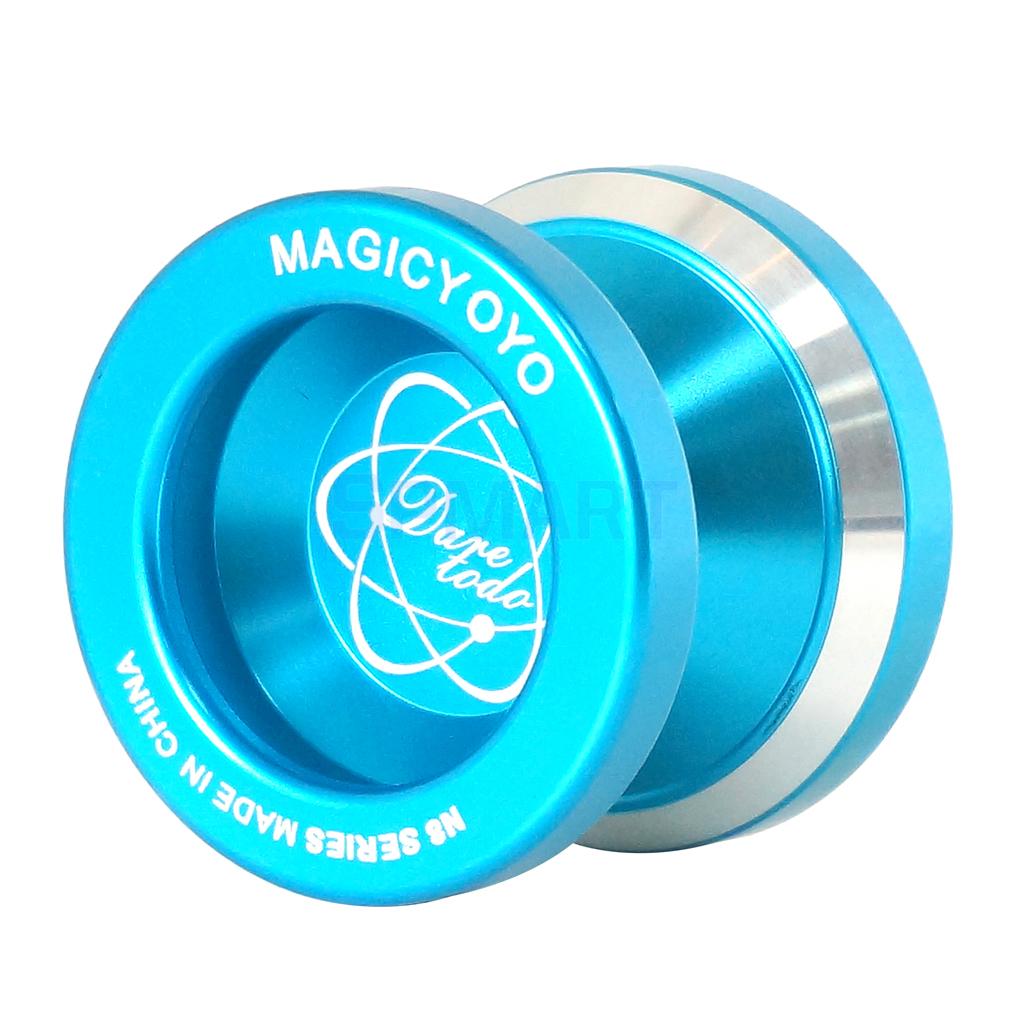 Ioiô profissional n8/t5/t6, liga de alumínio, brinquedo de truque, para jogar com esferas: N8 Blue