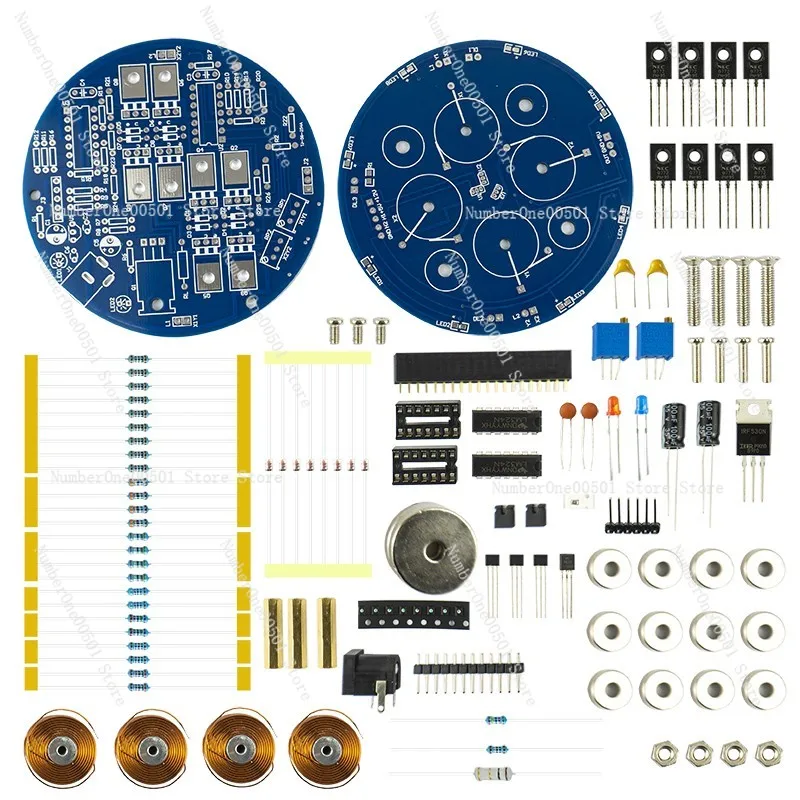 Gör-det-själv-kit roligt elektroniktillverkning tekniktillbehör spole student lödning övning kretskortsdelar