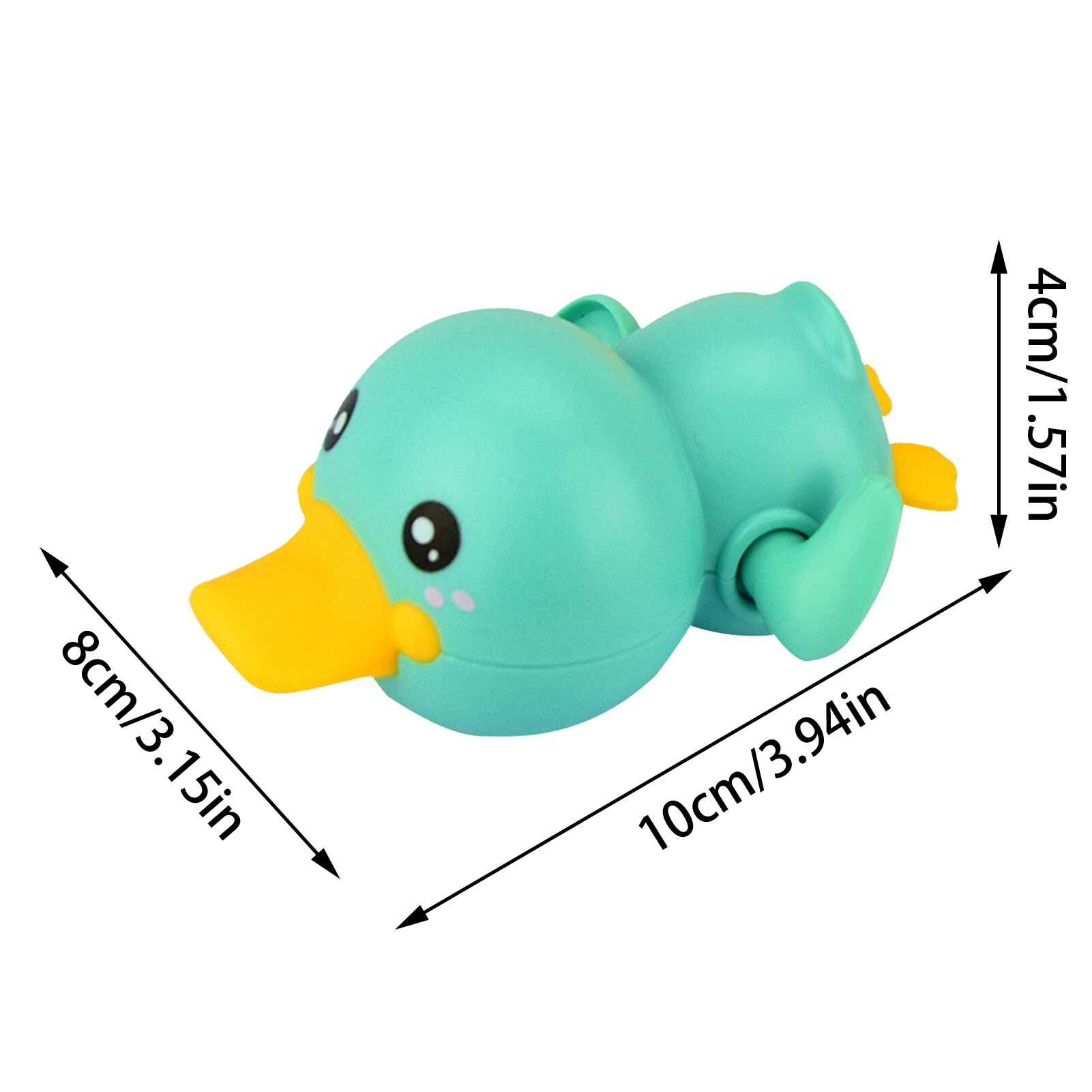 4 stücke Flash Schwimmen Elektronische Fisch Kinder Bad Spielzeug Schwimmen Induktion Robotic Fisch Spielzeug Kinder Kinder Bad Spielzeug Angeln Tank decor: 1pcs Green Duck