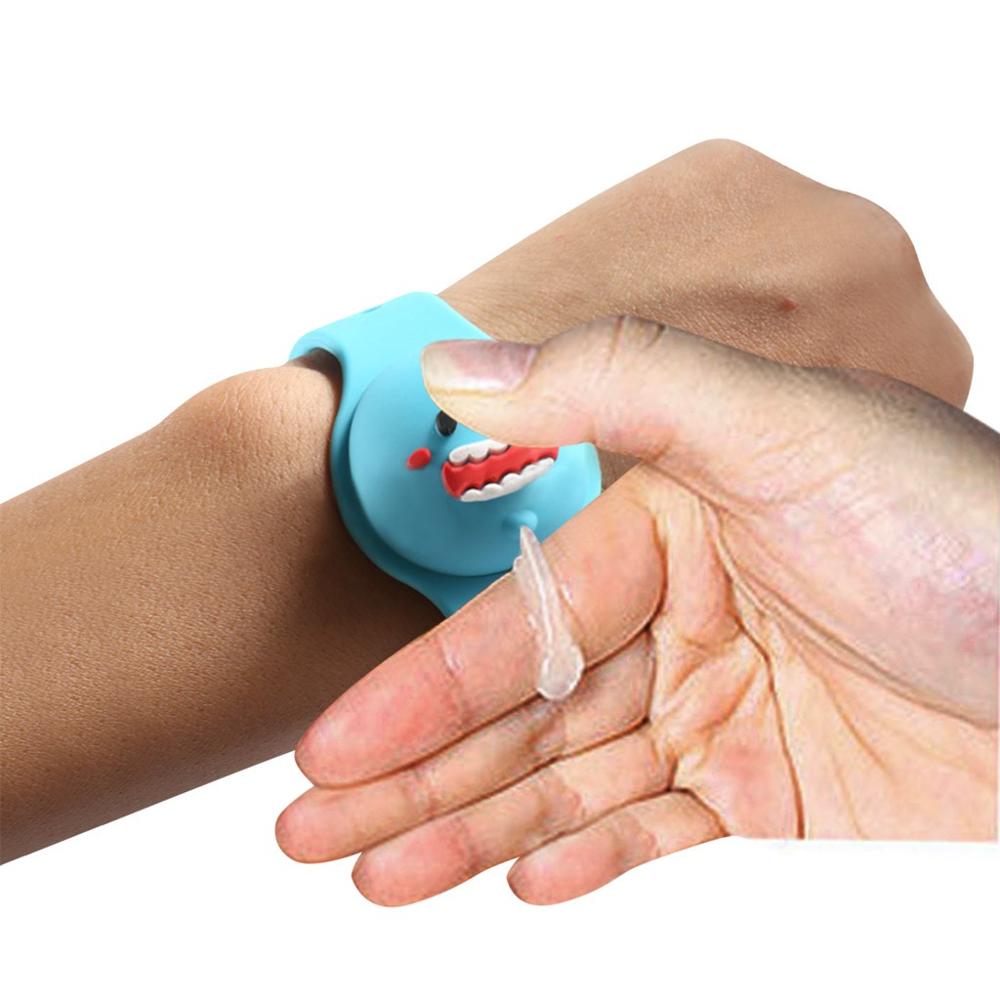 Kid Liquid Wristband Hand Dispenser portable Cute Handwash Dispenser outdoor 15ml bracelet distributeur de gel hydroalcolique