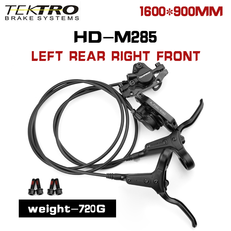 TEKTRO HD M285 frein à disque hydraulique vtt vélo frein avant/arrière 800/1500mm 160/180/203mm Rotor VTT pièces de frein
