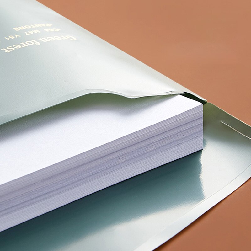 Pack of 12 File Folders A4 Clear Waterproof File Bags Document Folder With Snap Button For Home Office School