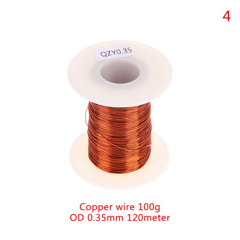 0.13mm to 1.25mm copper wire Magnet Wire Enameled Winding wire Coil Wire 100g: A4