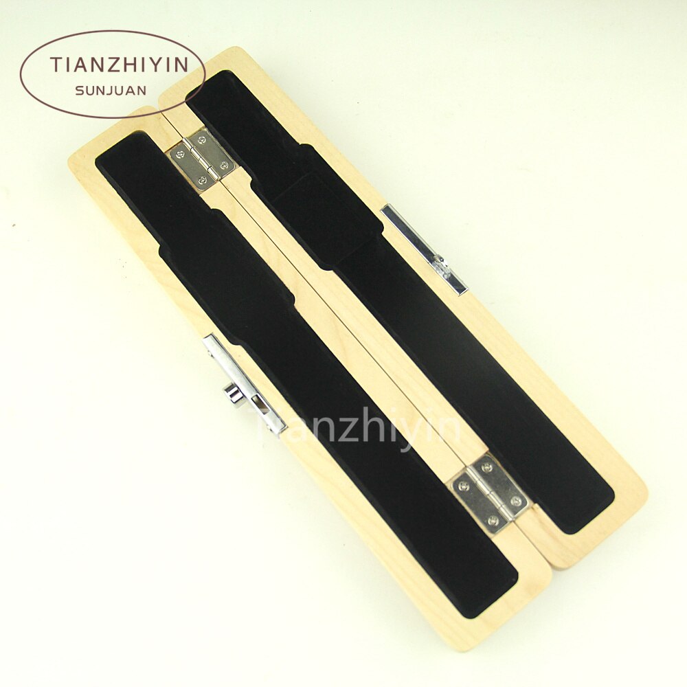 Solid Wood Flute Head Joint Case Wooden Storage Box Flute Mouthpiece Accessories