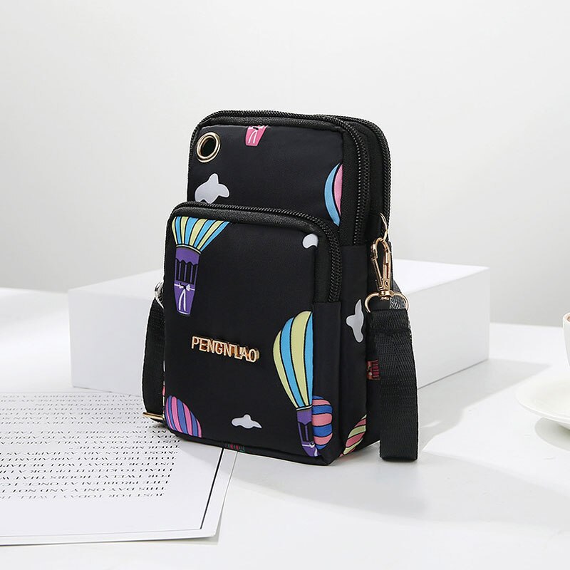 Mini bolso cruzado para teléfono móvil, bandolera para teléfono móvil, cinturón, bolso billetera bolsa de hombro, novedad de: 1