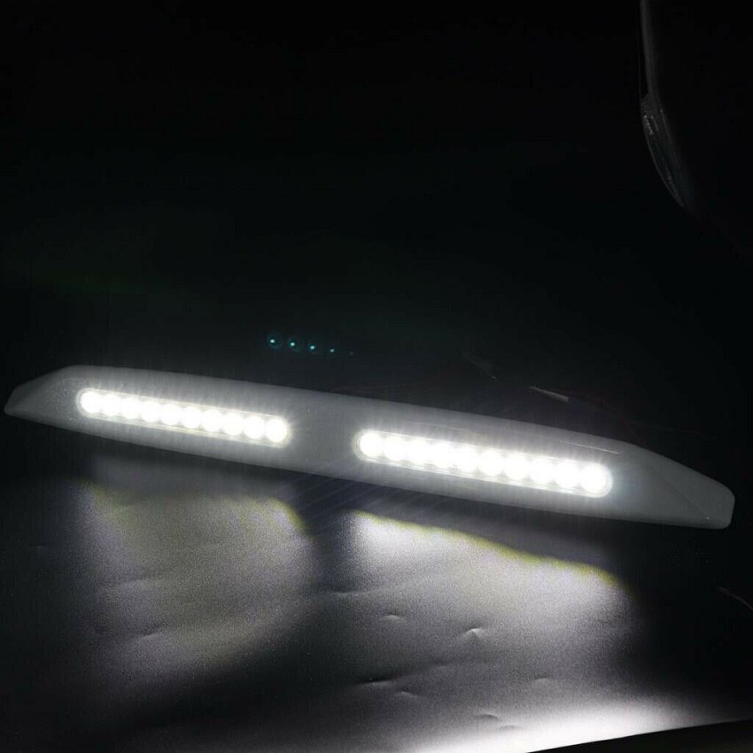 Exteriör led markis lampor  dc 12v veranda annex vägglampa bar för rvs husbil husvagn släp off road cool vit