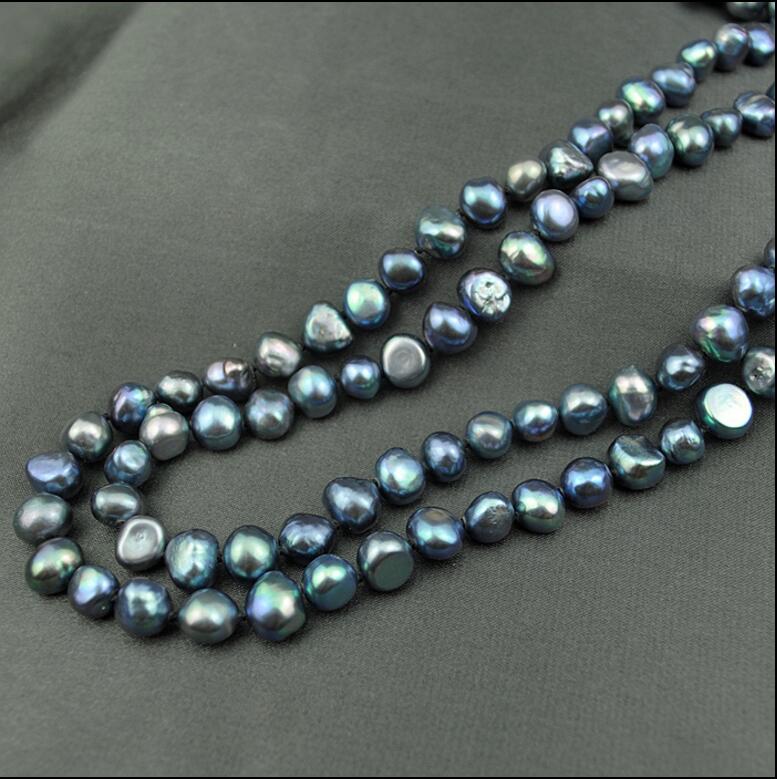 1016+++ Alien freshwater pearl necklace multi-color long paragraph sweater chain all-match accessories 150cm
