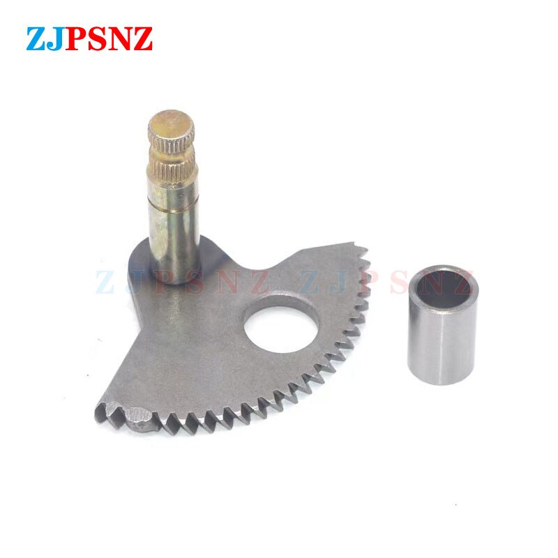 Eje de arranque de engranaje de motocicleta, kit de varilla de arranque de resorte de ignición, ralentí, 100CC, ZY100, JOG100, RSZ100: Blanco