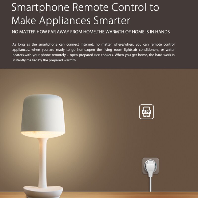 WiFi Power Plug Remote Control Electrical Sockets With Metering Timing Delayed Smart Socket EU One key ON/OFF Set Appliances