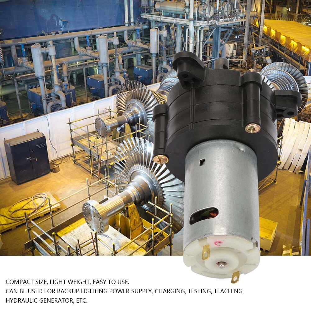 DC Miniature Hand-cranked Wind Hydraulic Generator Power Energy Dynamotor Miniature emergency Dynamotor For standby lighting