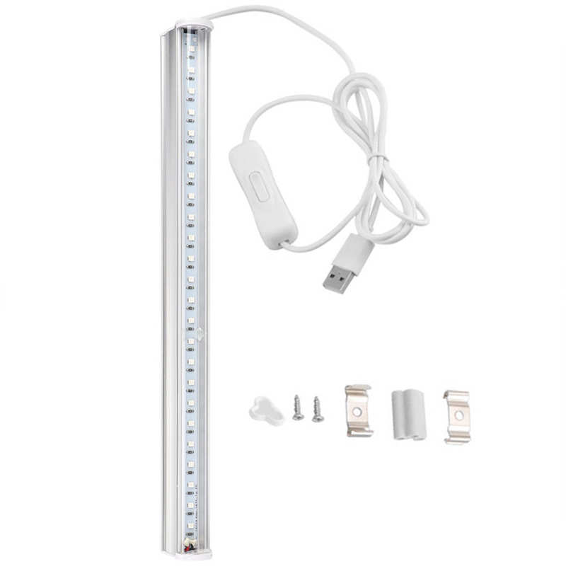 Garden led grow 6W Portable UV LED Ultraviolet Light Handheld Shadowless Ultraviolet Lamp USB Interface Grow Light Bulb