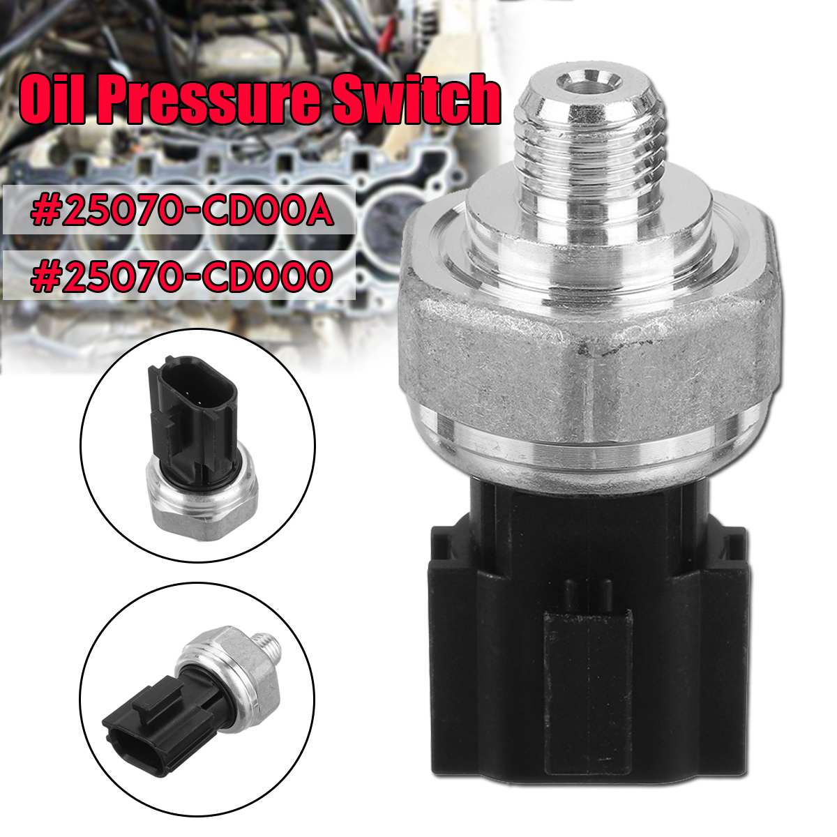 Power Steering Pressure Switch Sensor Fuel Oil Pressure Sensor Switch Sender Transducer #25070-CD00A 25070-CD000