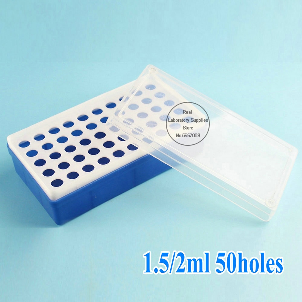 1piece 0.5ml 1.5/2ml 5ml plastic Centrifuge tube box PCR tube Storage boxs Laboratory supplies