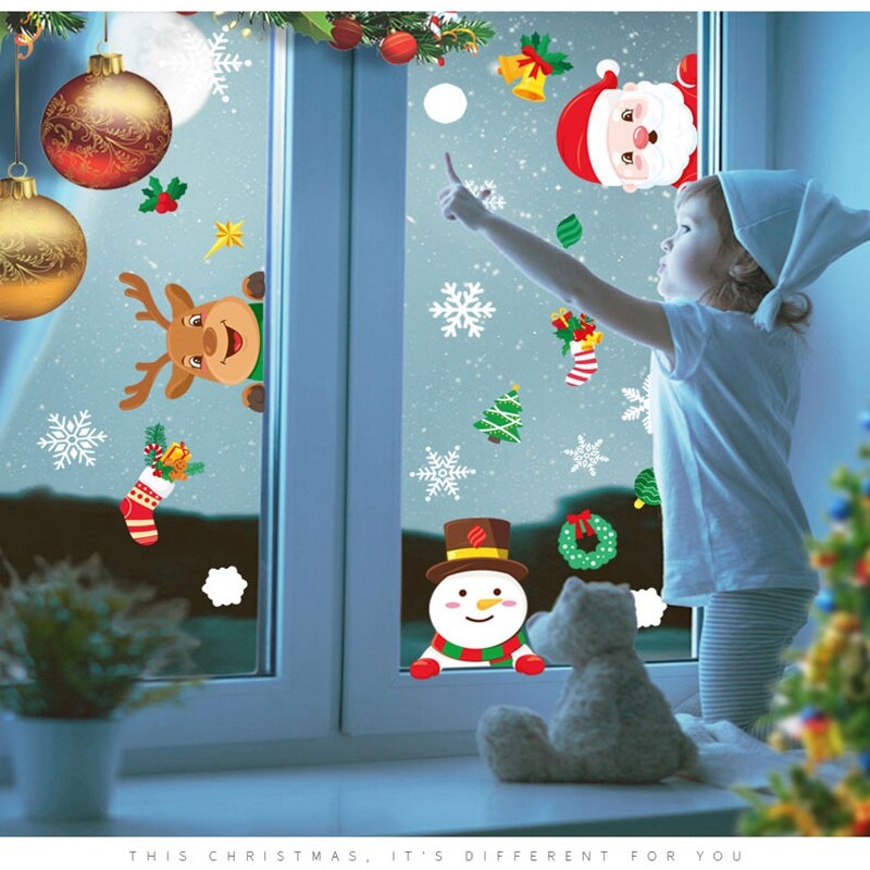 Weihnachten Fenster Aufkleber Fenster Klettern Santa Santa Aufkleber Super Santa Aufkleber Frohe Weihnachten Dekor Für Heimat