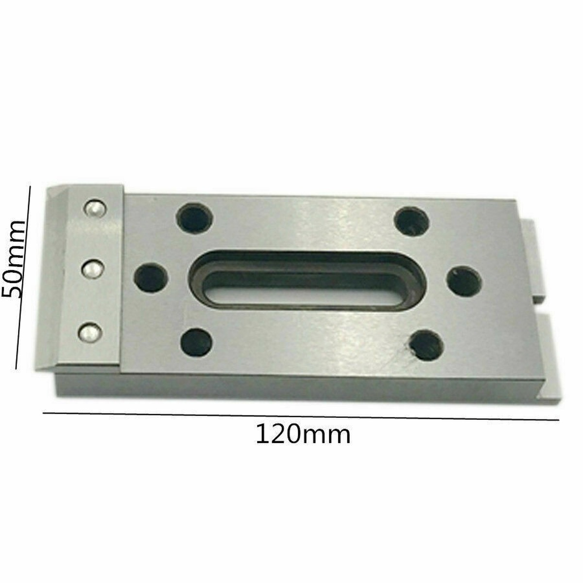 1PC CNC Wire Cut EDM Stainless Steel Jig Holder Clamp 120X50X15MM M8 Screw Claw Tool