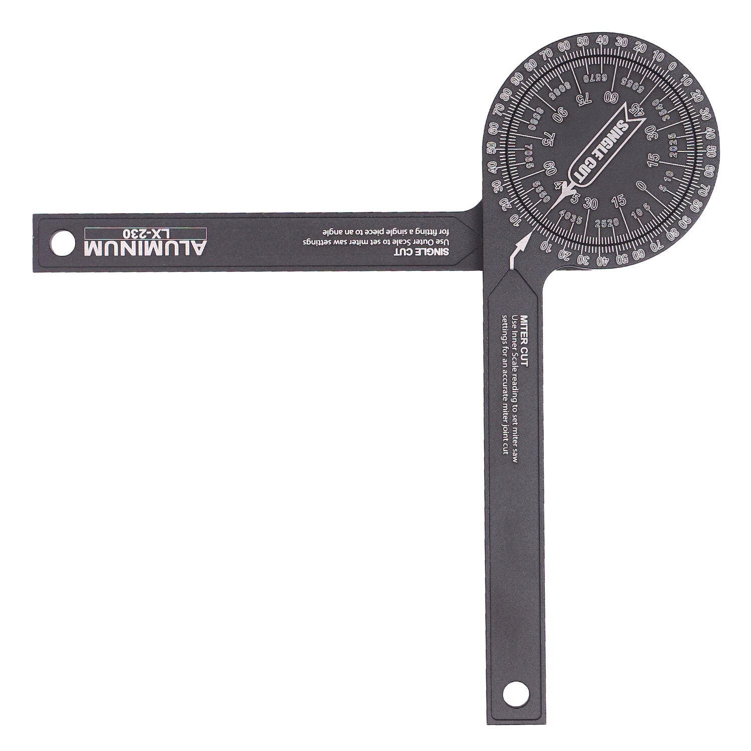 Miter Saw Protractor Angle Measuring Transfer Rule Angle Gauge for Carpenters Metric Ruler on Renovation Work Home Improvement