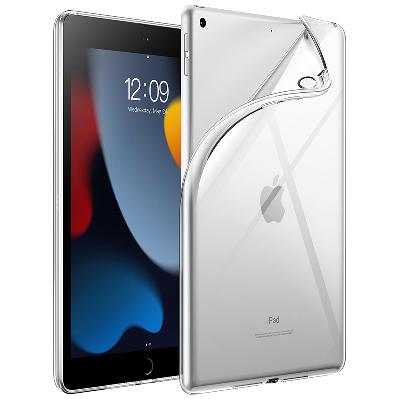 Étui pour tablette Apple iPad 10e 9e 8e 7e 6e 5e 4e 3e 2e génération coque en Silicone TPU souple pour iPad Mini 6 Air 5 4 couverture