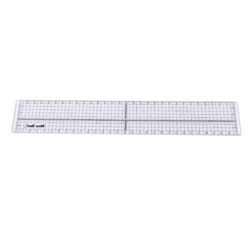 Quilting Sewing Patchwork Foot Aligned Ruler Grid Cutting Edge Tailor Crafts