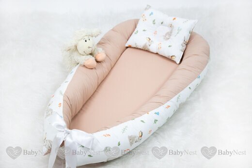 Babynest newborn baby nest bed portable crib travel bed baby nest baby lounge crib bumper pillow cushion