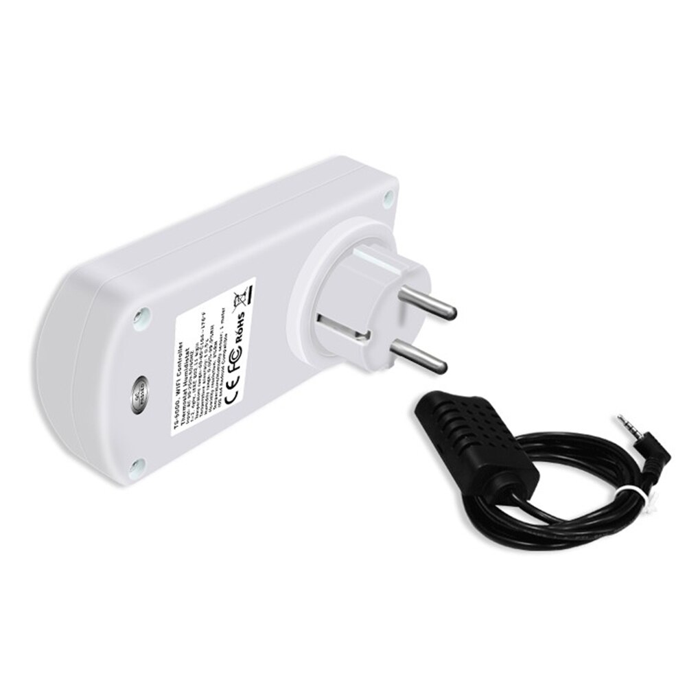 Temperatur luftfuktighet wifi termostat modul timer smart eluttag vägguttag modul timer smart eluttag vägguttag