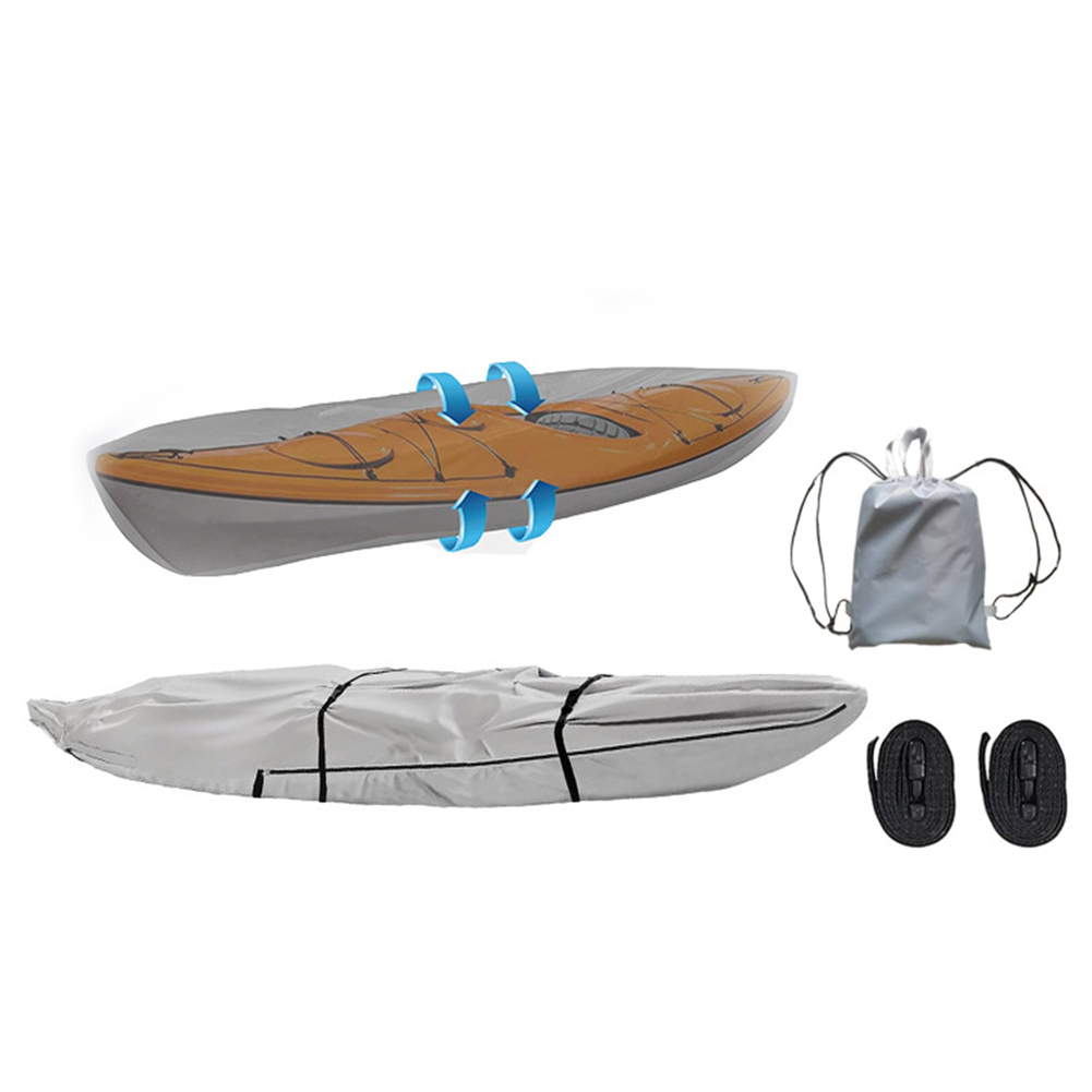 For Canoe For Kayak Full-Cover Boat Protection Dustproof Canoe Cover 10ft 3.1*0.7m Full Coverage Fishing Boat Cover